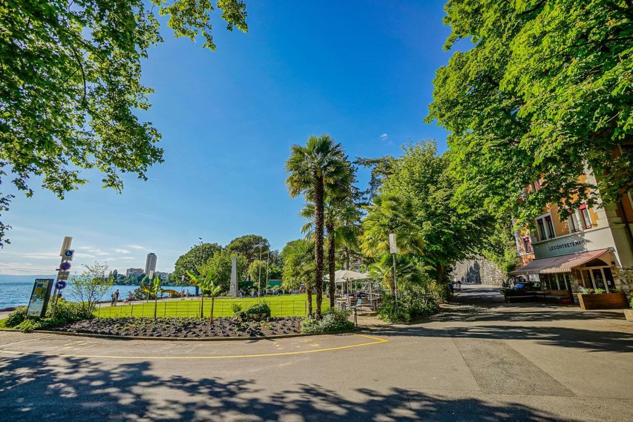 Soft Glam 1-Bedroom Appt - Lake & Mountain View Montreux Luaran gambar