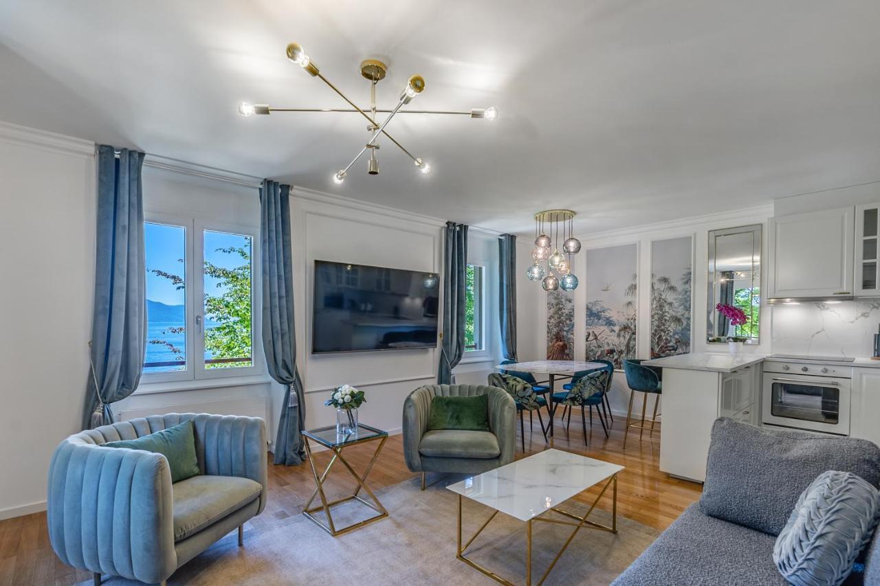 Soft Glam 1-Bedroom Appt - Lake & Mountain View Montreux Luaran gambar